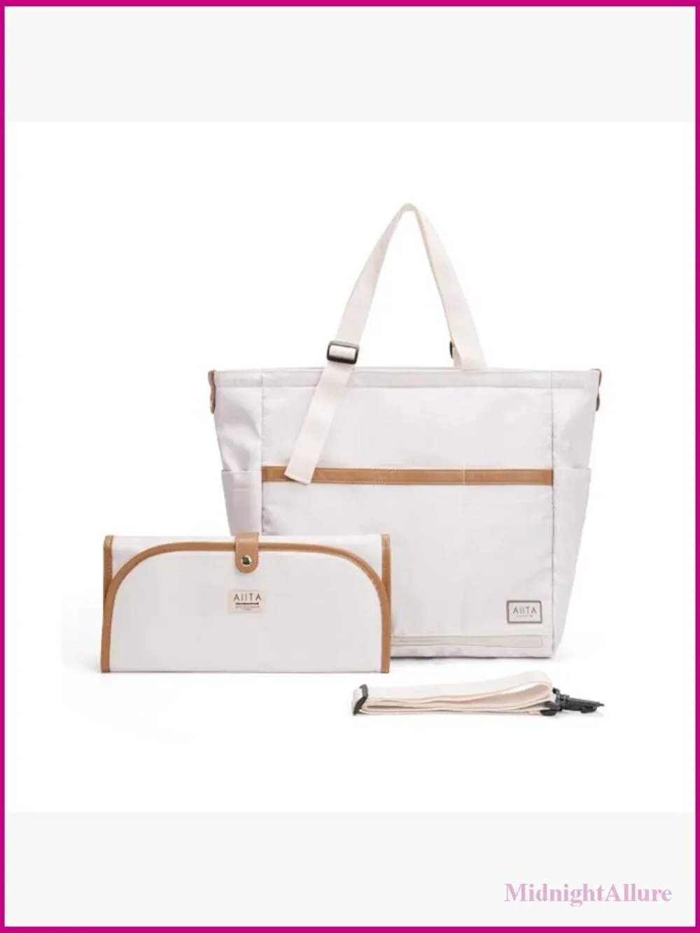 Convertible Diaper Bag Backpack Tote with Changing Pad, Large 12-Pocket Travel